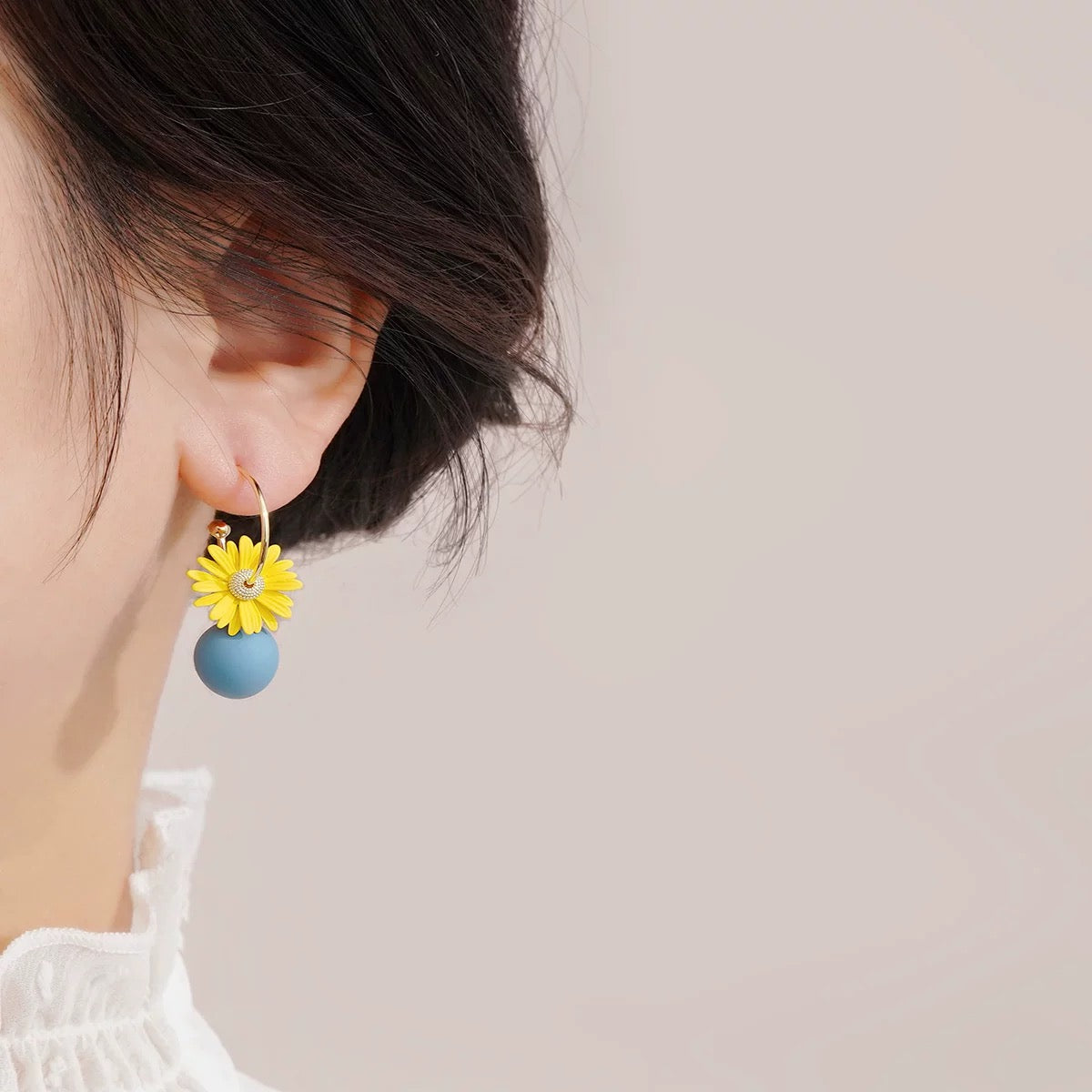 ☀️ Bloom where you shine ✨|Yellow Daisy Earrings