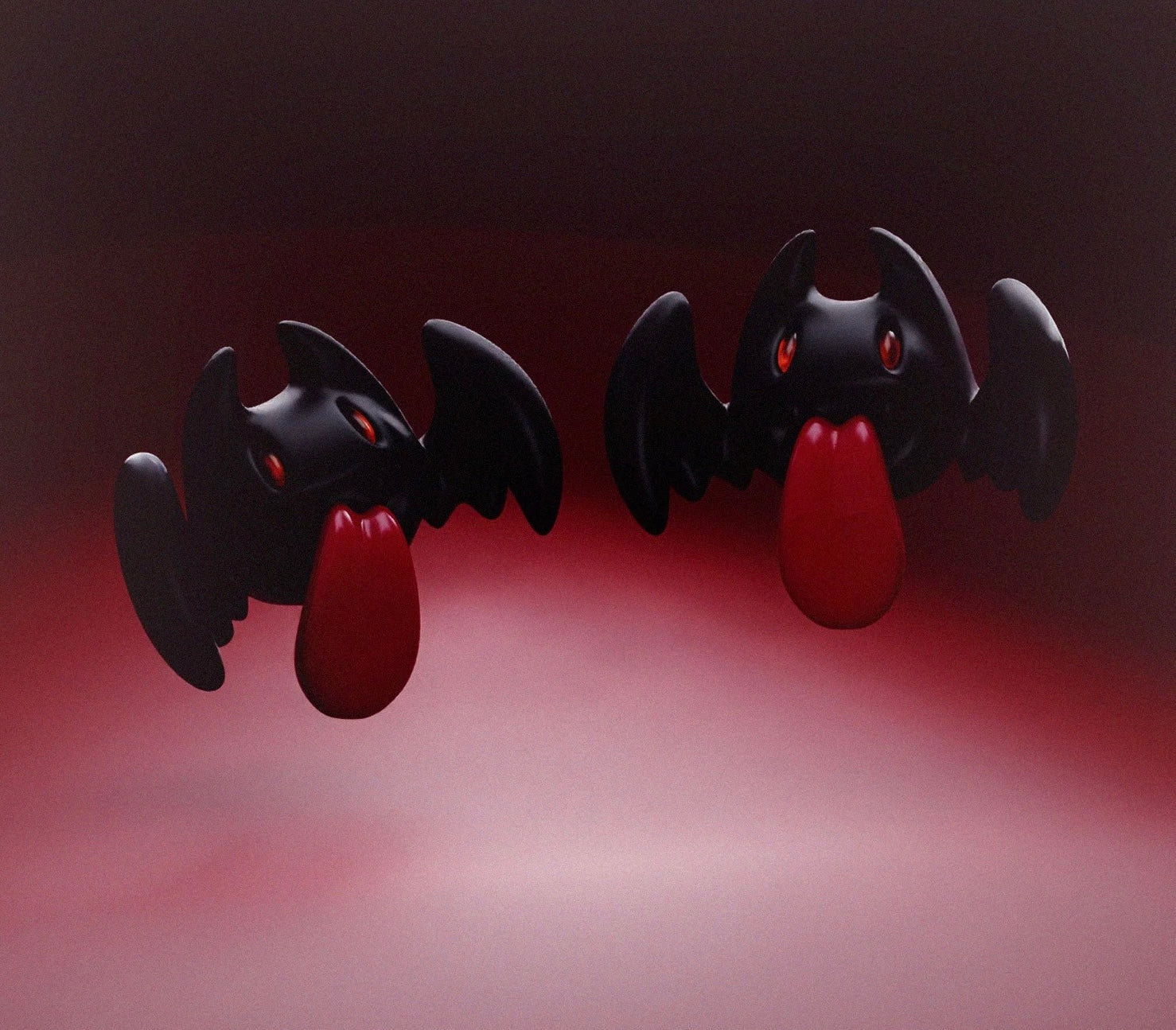 Vampy Mischief Bat Earrings — For the bold, the weird, the wicked.