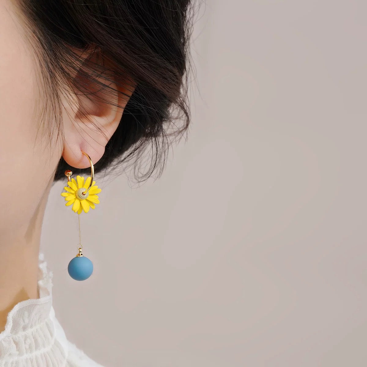☀️ Bloom where you shine ✨｜Yellow Daisy Earrings